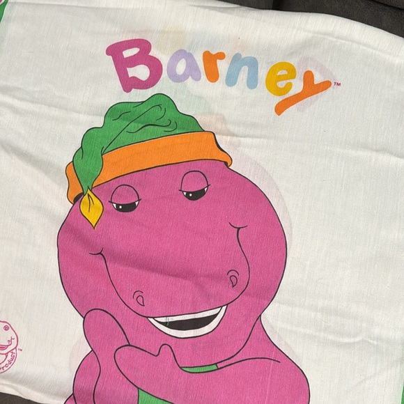 Vintage Barney pillowcase - Picture 3 of 3